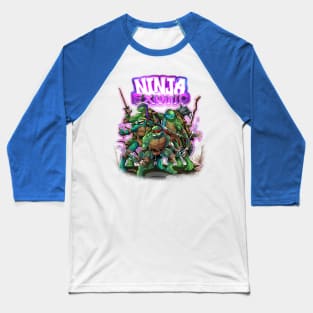 NINJA EXOTIC TURTLES POWER Baseball T-Shirt